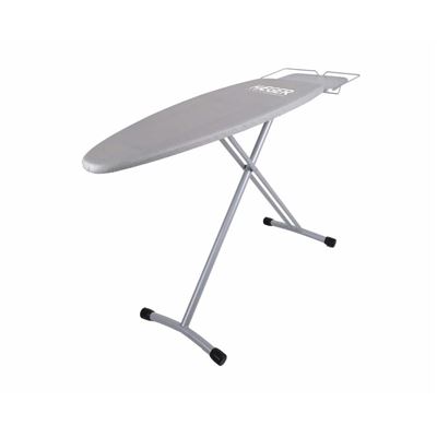 Tabla De Planchar Haeger Home Strong Pro Gris Metalizado 124 X 40 Cm
