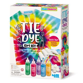 Kidz Maker Kit Tie Dye 4M kit de ocio creativo edad 5 años - 1