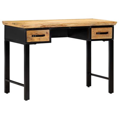 Vidaxl Escritorio Madera De Mango Maciza 110X50x76 Cm