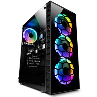 Vibox VIII-3 PC Gaming con un Juego Gratuito - Windows 10 - WiFi - 10ª Gen 8-Core Intel i7 Procesador - Nvidia RTX 2070 Super 8Go Tarjeta Grafica - 16Go RAM - 480Go SSD - 2To Disco duro - 1