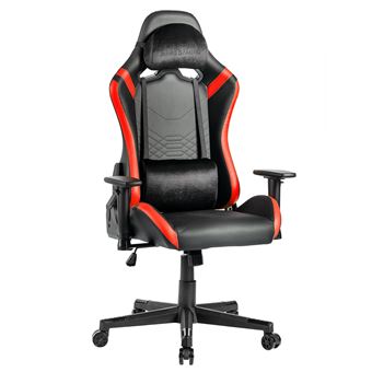 Silla Gaming Cuero PU Mars Gaming MGC-PRO Reposabrazos 2D Respaldo Reclinable 135° Rojo - 1