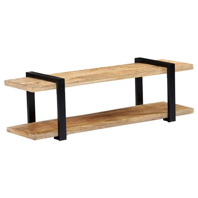 Mueble Para La Tv Vidaxl De Madera Maciza De 130x40x40 Cm