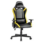 Silla Gaming Cuero PU Mars Gaming MGC-PRO Reposabrazos 2D Respaldo Reclinable 135° Amarillo