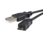 StarTech.com Cable 3m Micro USB B a USB A Cargador para Teléfono Móvil Datos USB 2.0 - Macho a Macho - Negro - cables USB