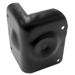 Hqpower Cantonera Para caja metal negro 50 x 70mm 90° soporte de altavoz power speaker cabinet corner 70