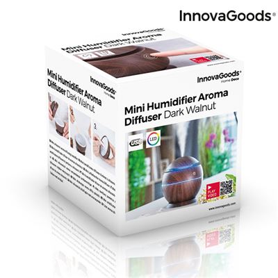 Humidificador Difusor de Aromas y Cargador Inalámbrico 3 en 1 Misvolt  InnovaGoods 