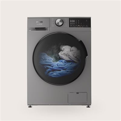 Lavadora-secadora De Carga Frontal Evvo Nova 8/6 8kg 1400 Rpm Inox D