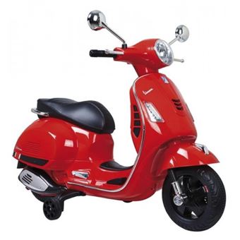 Vespa-Moto de batería para niños-Roja-Motoor Kids