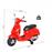 Vespa-Moto de batería para niños-Roja-Motoor Kids_3