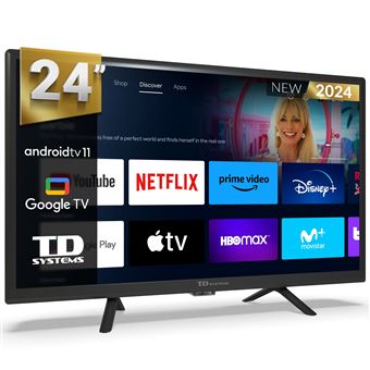 TV LED 24"" TD Systems PRIME24C19GLE Smart TV Hey Google Negro E - 1