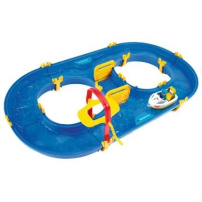 BIG Waterplay Rotterdam - pistas para vehículos de juguete (Azul, Amarillo, Cualquier género, GS)