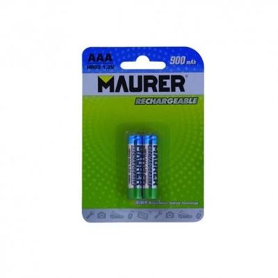 Pila Maurer Recargable Hr-3 / Aaa (blister 2 Piezas)