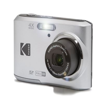 Kodak Gris Cámara Digital Pixpro Fz45 16Mp, Zoom Óptico 4X, Pantalla 2.7"" Vídeo Hd, Plegable Aa,