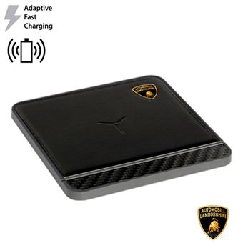 Dock Base Cargador Smartphones Qi Inalámbrico Universal Lamborghini Carga Rápida - 1