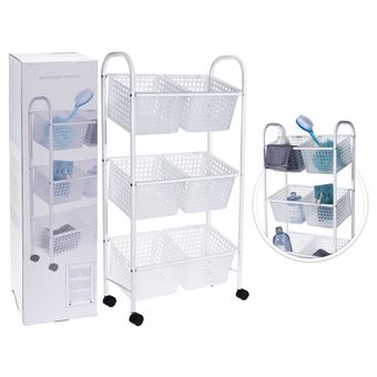 Cesta para cuarto de baño con 6 cestas Bathroom Solutions