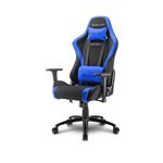 Silla Gamer Sharkoon skiller sgs2 de pc 110 kg asiento acolchado 185 cm negro azul acero inoxidable