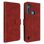 Funda Motorola G8 power lite cartera con cierre y soporte – rojo avizar foliobookrdg8l