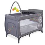 Asalvo Cuna De viaje 120x60 mix plus bebe y niños 0 15kg 3 en 1. parque cambiador. plegable. transporte altura ajustable bolsa ruedas juguetero. gris