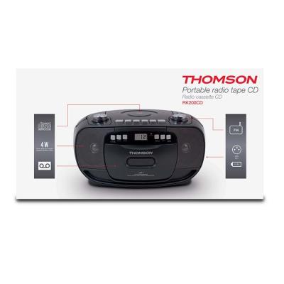 Radio Casete/cd Portátil (negro)