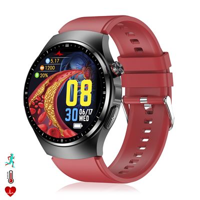 Smartwatch Dam Tk25 Ecg Rojo
