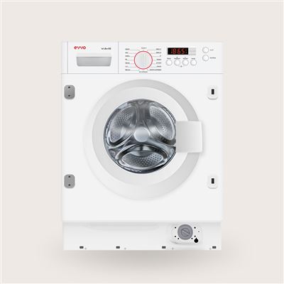 Lavadora-secadora De Carga Frontal Evvo Wi8w6 8kg 1400 Rpm Blanco E