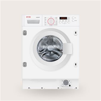 Lavadora-secadora de carga frontal EVVO wi8W6 8kg 1400 RPM Blanco E - 1