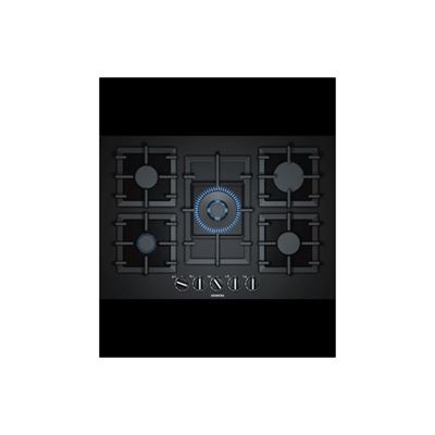 Placa De Gas Siemens Ep7a6qb90 5 Fuegos 75cm 11500w Negro