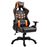 Silla gaming de cuero sintético naranja_0