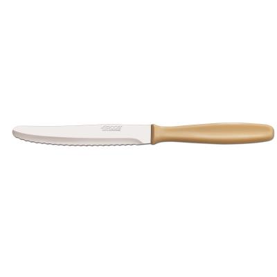 Cuchillo De Mesa Arcos De Mesa 370200 Monoblock De Una Pieza De Acero Inoxidable Y Hoja De 12.5 Cm En Caja