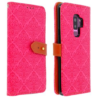 Funda Samsung Galaxy S9 Plus cartera F. Soporte Diseños orientales - Rosa - 1