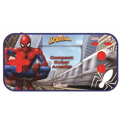 Consola Portátil Compact Cyber Arcade Spider Man - 2.5'' 150 Juegos Incluidos 10 De Spider-man Lexibook