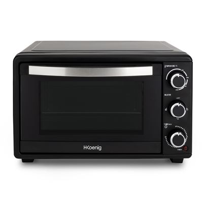 Horno eléctrico sobremesa HKoenig FO25 1500W 25 litros negro