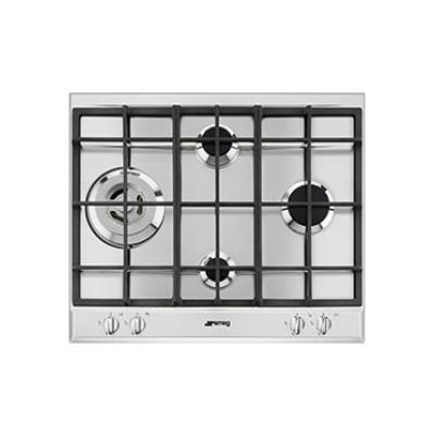 Placa De Gas Smeg P261xgh Hobs 4 Fuegos 60cm Inox