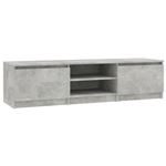 Mueble para TV vidaXL aglomerado gris hormigón 140x40x35,5cm