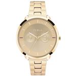 Reloj Furla metropolis reloj para Mujer Analógico de Cuarzo con brazalete de Acero inoxidable bañado en oro R4253102504