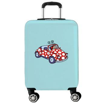 Maleta de avión, equipaje de mano, cabina de viaje, carro rígido ABS, 4  ruedas, 55cm