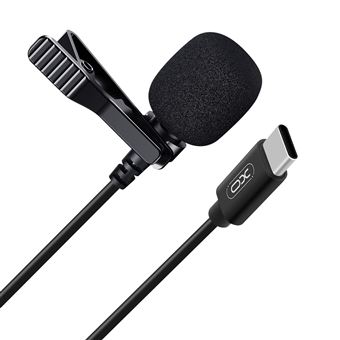 diseñador Magnético Generalizar Micrófono Corbata USB-C Grabación Omnidireccional Reducción Sonido Negro -  Micrófonos - Los mejores precios | Fnac