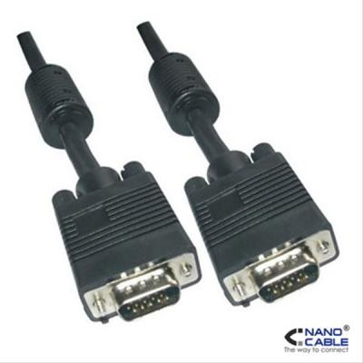 Nanocable Cable Svga Con Ferrita, Hdb15/M-Hdb15/M, 15 M