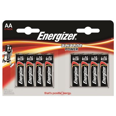 Energizer E300128000 Pila Alcalina Lr6, Aa, Blíster 8 Unidades