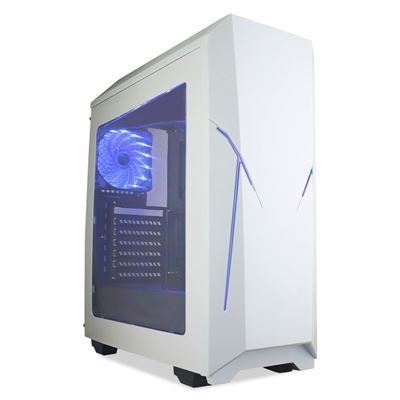Talius Blanco Caja Gaming Xentinel Atx Led Lateral Transparente Usb 3.0