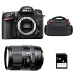 Pack Nikon D7200 + Tamron 16-300 mm f/3.5-6.3 Di II VC PZD MACRO + Bolsa + SD 4Go