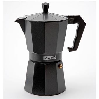Cafetera italiana Monix vitro Noir 3 Tazas Negra - Expresso y cafeteras -  Los mejores precios