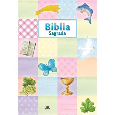 Libro Biblia Sagrada ilustrada de jose luis navarro infantiles tapa dura