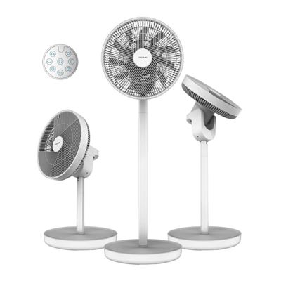 Ventilador De Pie De Batería Cecotec Energysilence 2600 Sunflower Por Blanco