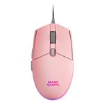 Ratón Gaming RGB Flow Mars Gaming MMGP Rosa Antideslizante