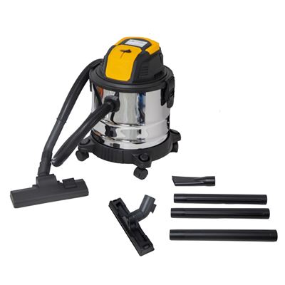 Aspiradora / Sopladora Industrial Klack, 1200w, Multiuso Para Sólidos Y Líquidos Con 9 Accesorios