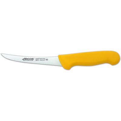 Cuchillo Deshuesador Arcos 2900 Amarillo 140 Mm