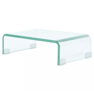 Soporte Para Tv/elevador Monitor Cristal Claro 40x25x11 Cm