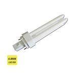 Philips Lighting Iluminación de interior 2 clavijas w blanco g24d3 26 w840blanco bombilla fluorescente casquillo luz 1800 26w8402p