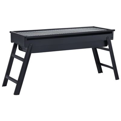 Barbacoa Vidaxl Portátil Para Camping De Acero 60x22,5x33 Cm